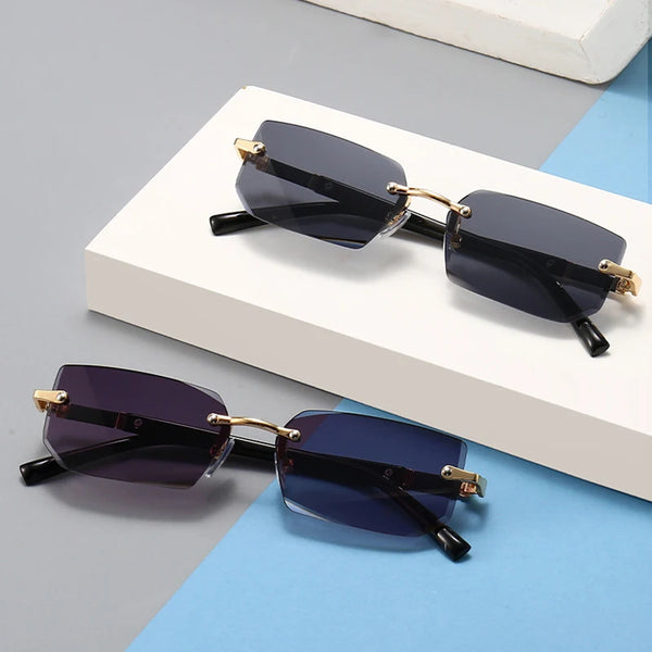 Lunettes de soleil sans bords pour hommes et femmes