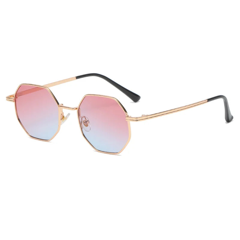 Lunettes de Soleil de Forme Polygone