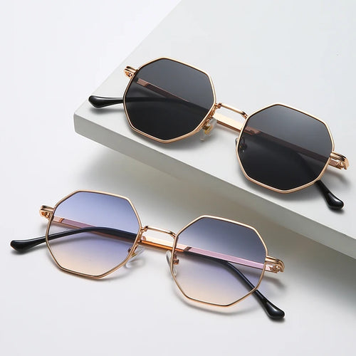 Lunettes de Soleil de Forme Polygone