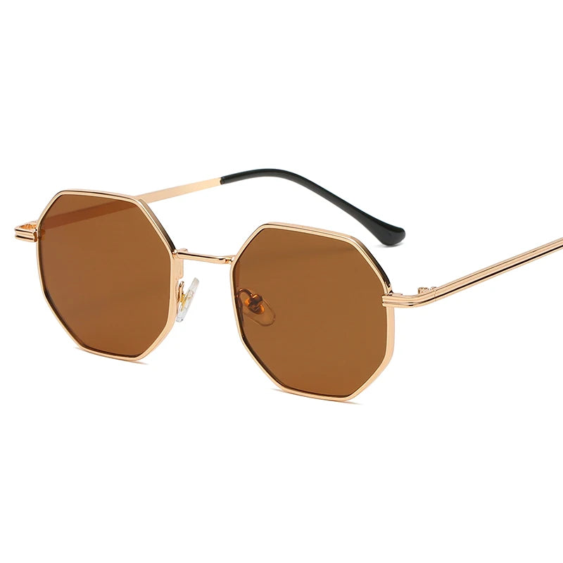 Lunettes de Soleil de Forme Polygone