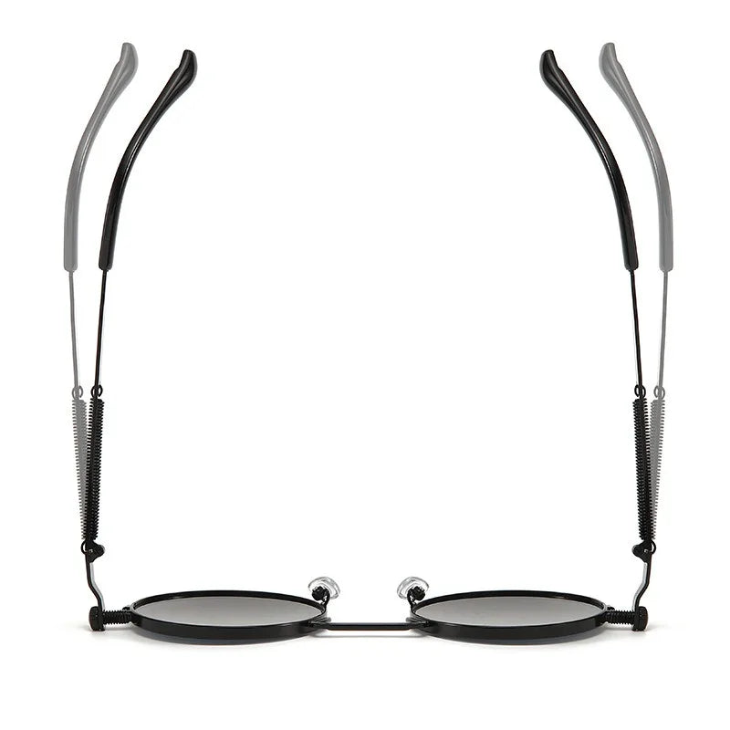 Lunettes de soleil polarisées rondes rétro Vintage pour hommes et femmes