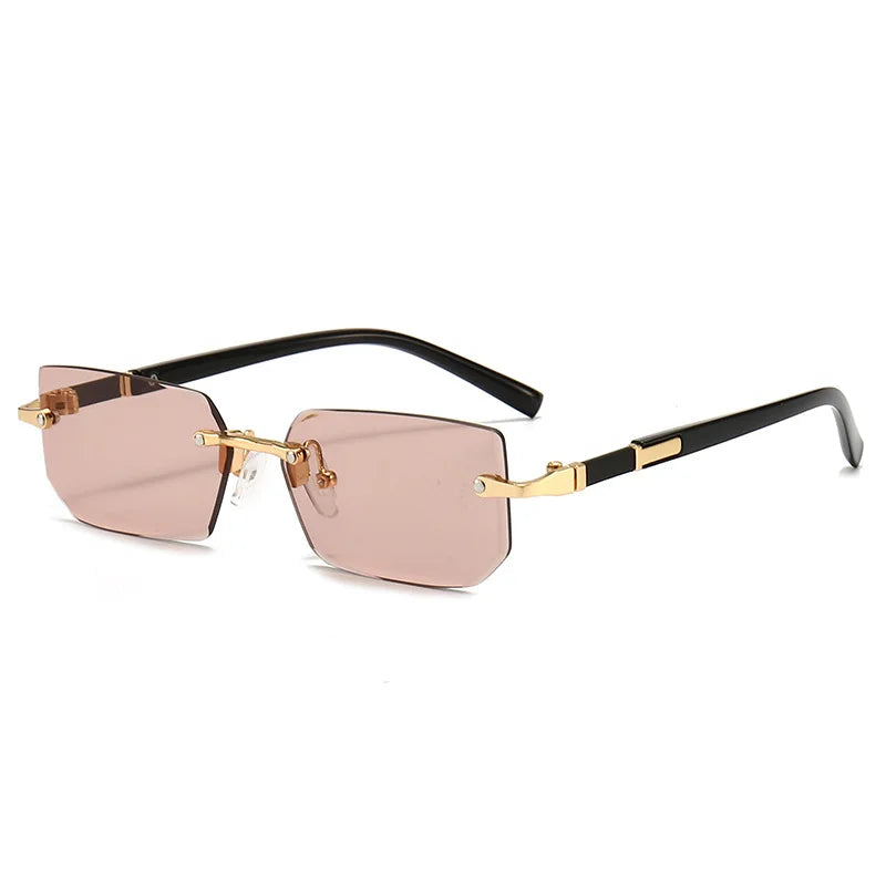Lunettes de soleil sans bords pour hommes et femmes
