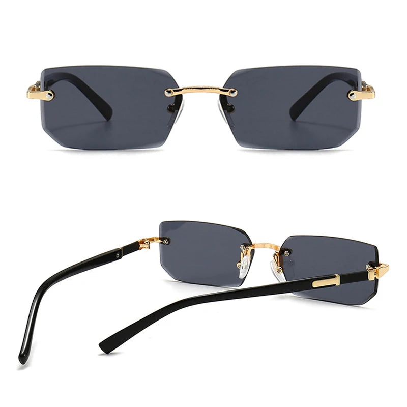 Lunettes de soleil sans bords pour hommes et femmes
