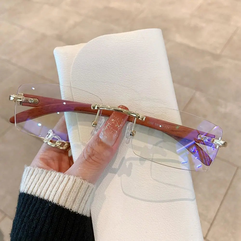 lunettes de soleil sans monture pour hommes femmes