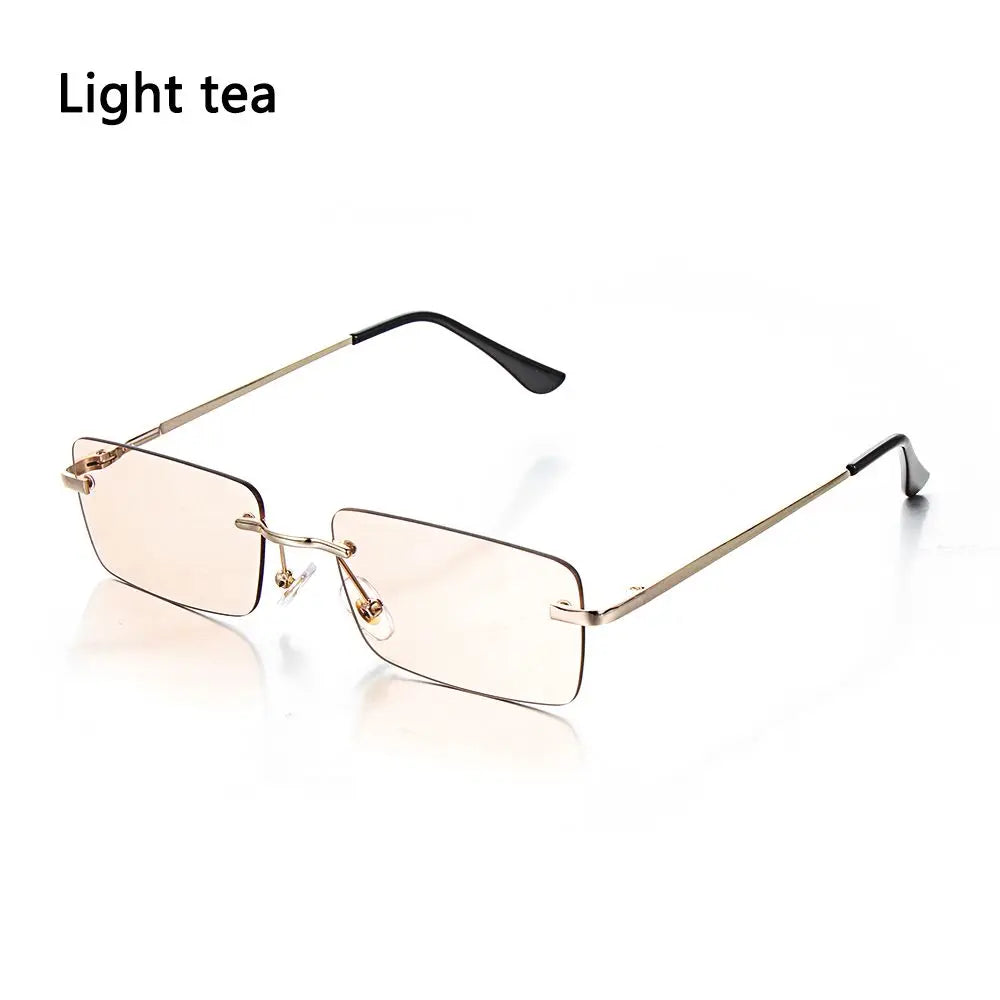 lunettes de soleil sans monture pour hommes femmes
