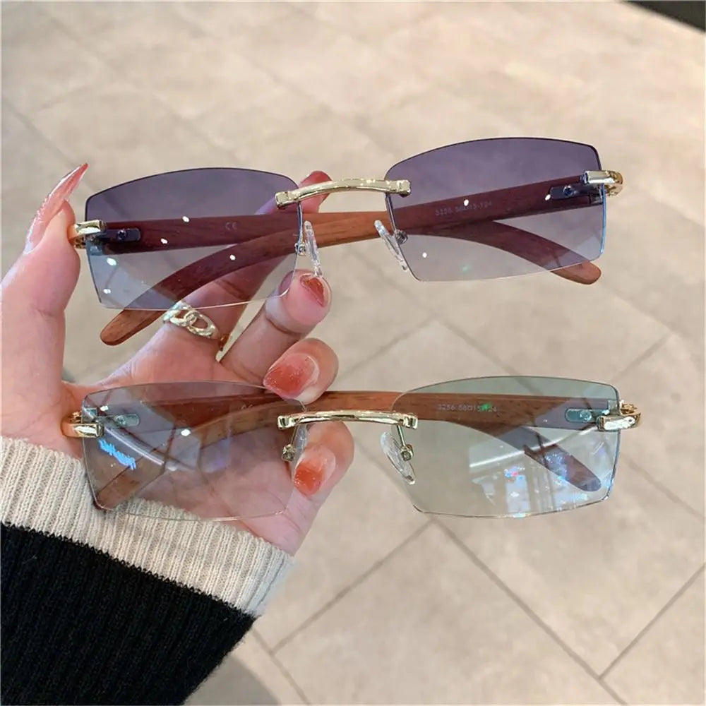 lunettes de soleil sans monture pour hommes femmes