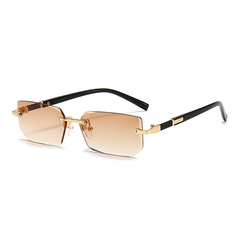 Lunettes de soleil sans bords pour hommes et femmes
