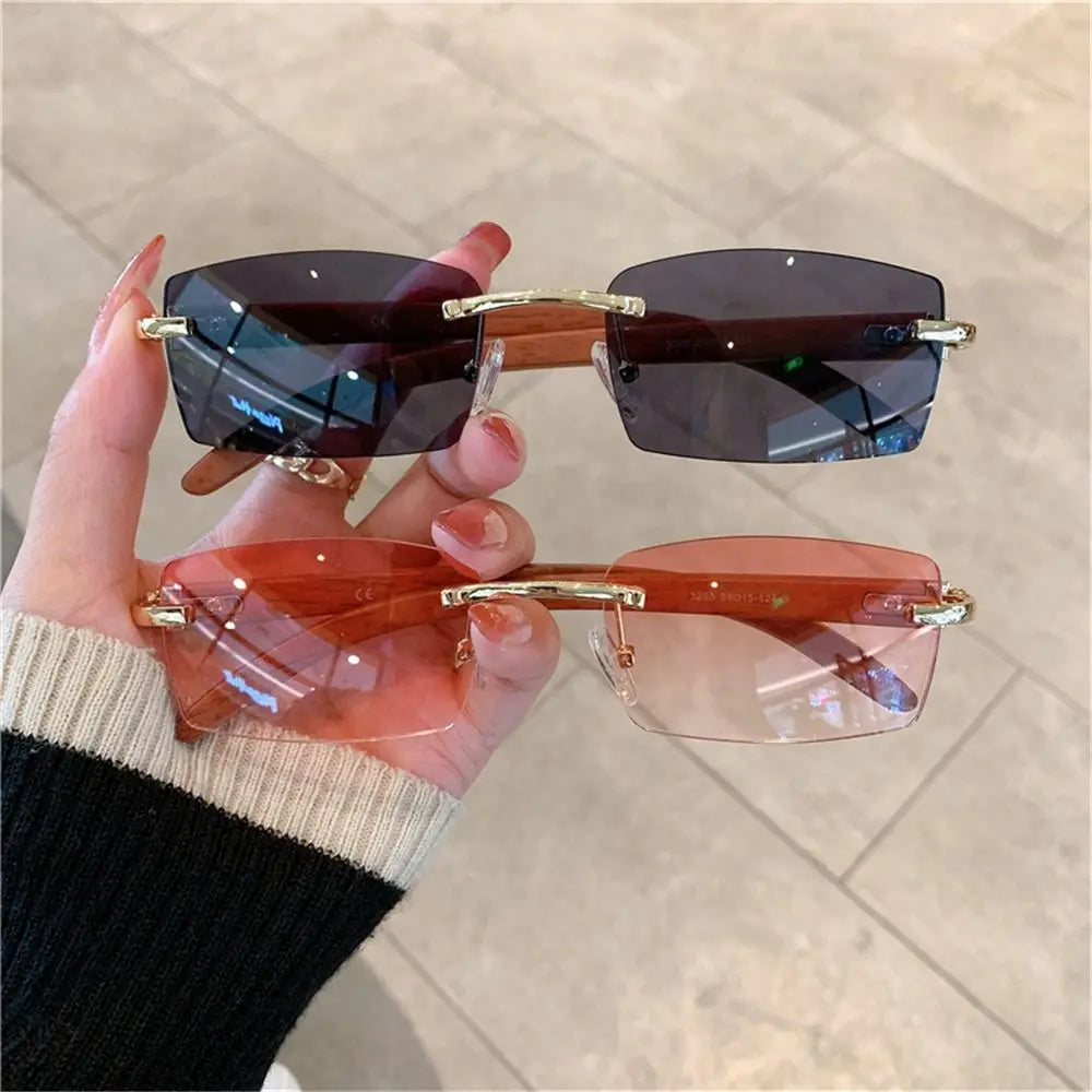 lunettes de soleil sans monture pour hommes femmes