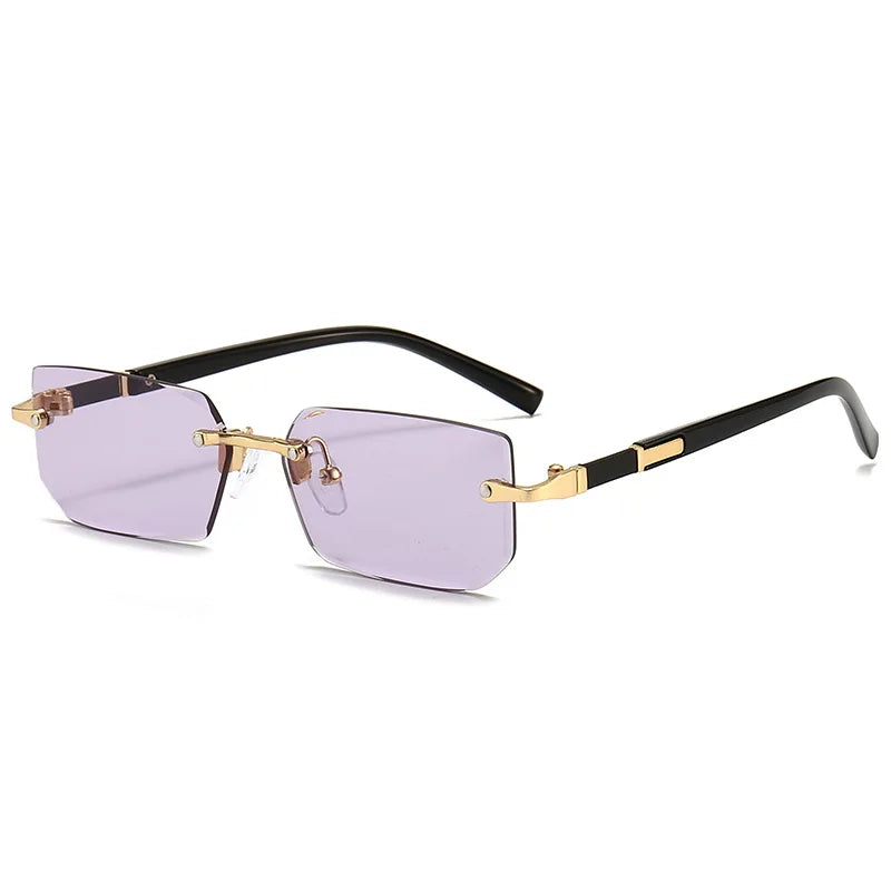Lunettes de soleil sans bords pour hommes et femmes