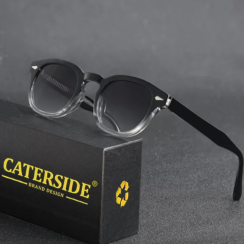 lunettes de soleil rondes rétro homme femme