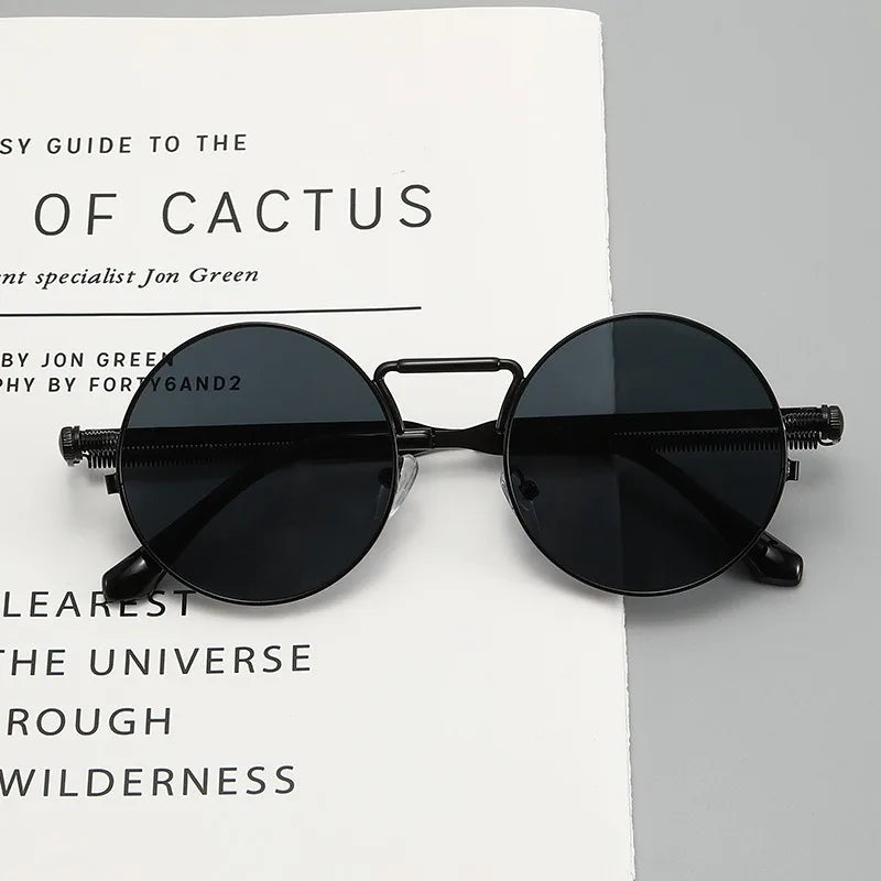 Lunettes de soleil polarisées rondes rétro Vintage pour hommes et femmes