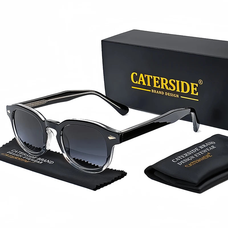 lunettes de soleil rondes rétro homme femme