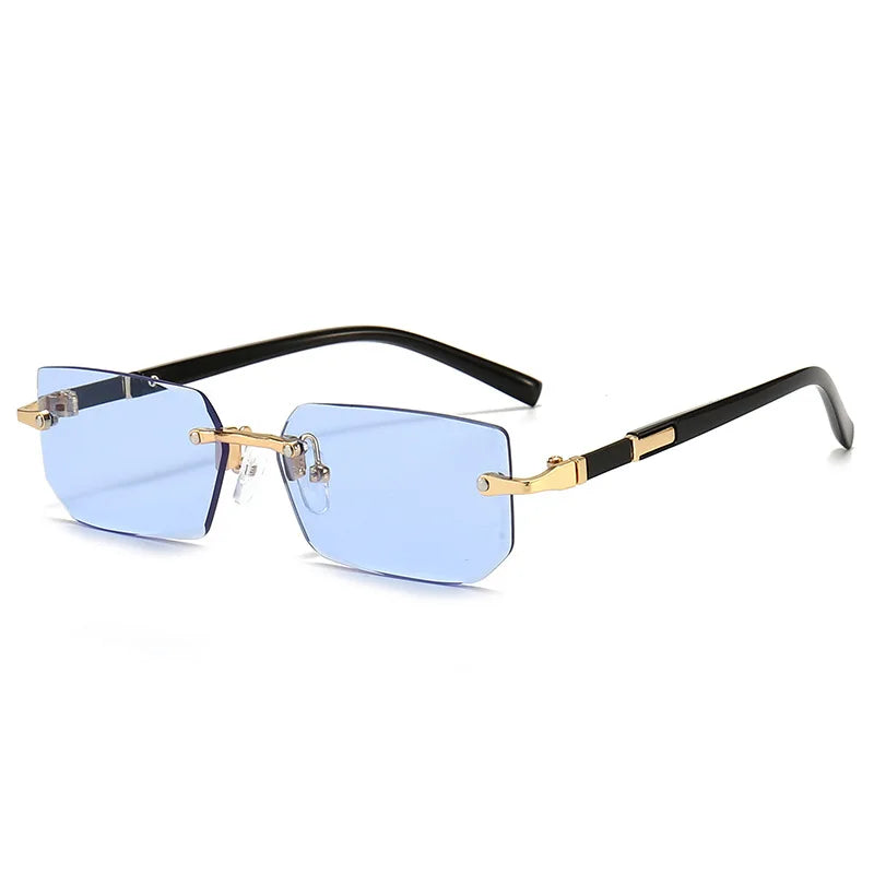 Lunettes de soleil sans bords pour hommes et femmes
