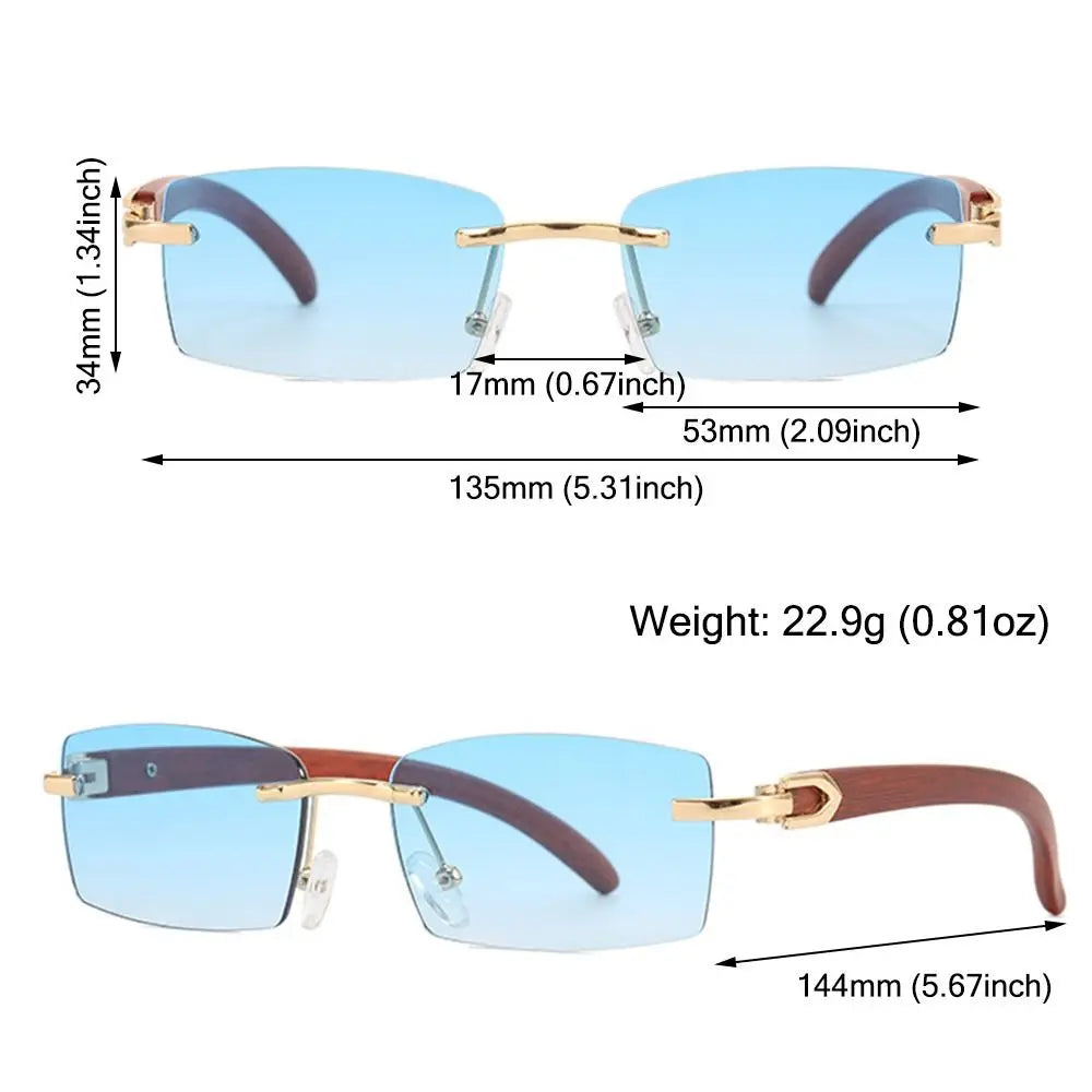 lunettes de soleil sans monture pour hommes femmes