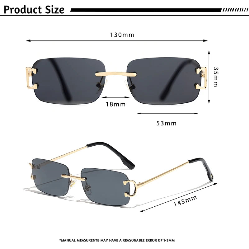 lunettes de soleil sans monture